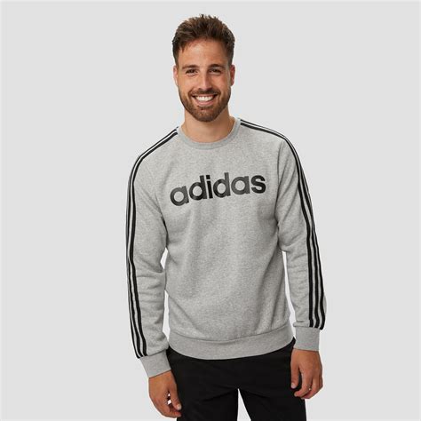 adidas trui grijs heren|Adidas sweater heren.